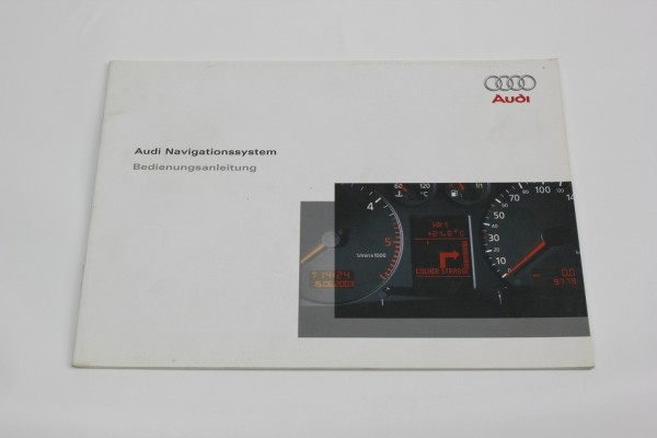 Original Audi A8 4E D3 Navigationssystem Bedienungsanleitung Anleitung Handbuch