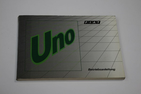 Fiat Uno Betriebsanleitung Bedienungsanleitung Handbuch Anleitung 1990