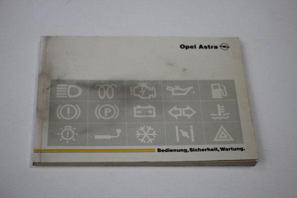 Opel Astra Betriebsanleitung Bedienungsanleitung Handbuch Anleitung 08/1993