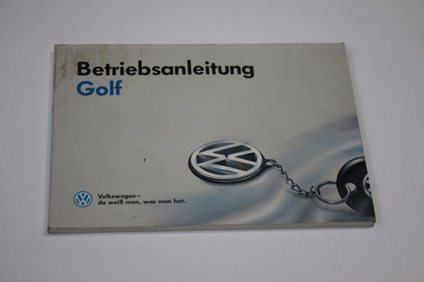 VW Golf 3 Betriebsanleitung Bedienungsanleitung Anleitung Handbuch 03/1992