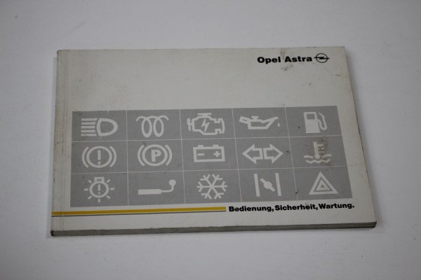 Opel Astra Betriebsanleitung Bedienungsanleitung Handbuch Anleitung 08/1992