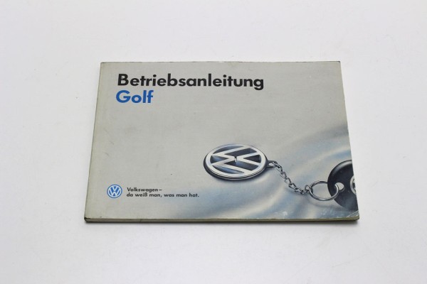 Original VW Golf 3 Betriebsanleitung Handbuch Bedienungsanleitung BDA 09/1993